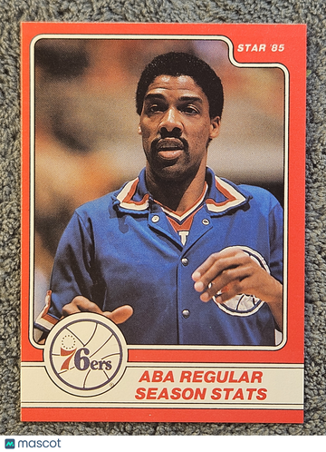 1984 Star Player Set Julius Erving #3 ABA Regular Season Stats