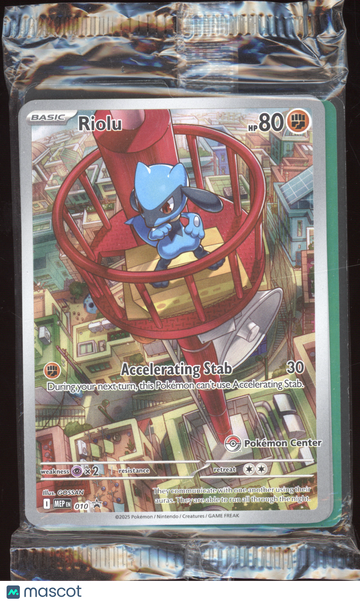 2025 Mega Evolution Promo Pack Riolu (Pokemon Center) (sealed) #010