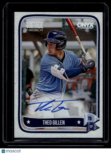 2024 Onyx Vintage Extended Theo Gillen #VATHGI Autographs AU