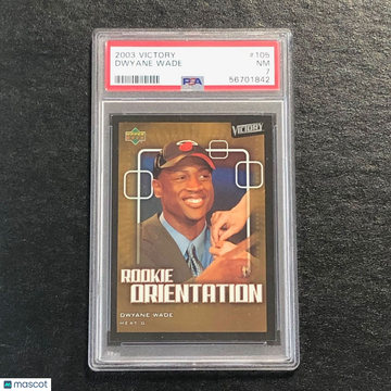 2003 Upper Deck Victory Dwyane Wade #105 PSA 7