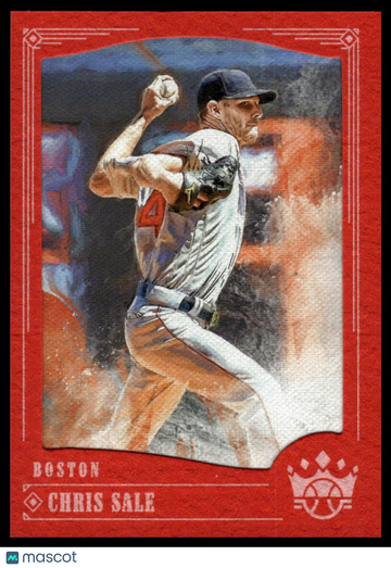 2018 Panini Diamond Kings Chris Sale #57 Framed Red