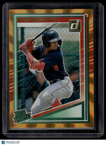 2025 Donruss Franklin Arias #175 Orange Laser SN