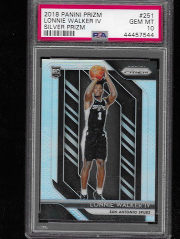 2018 Panini Prizm Lonnie Walker Silver Prizm