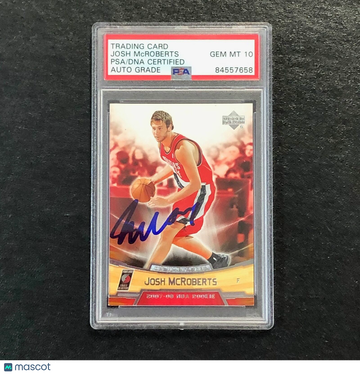 2007-08 Upper Deck Josh McRoberts #18 NBA Rookie Box Set PSA 10