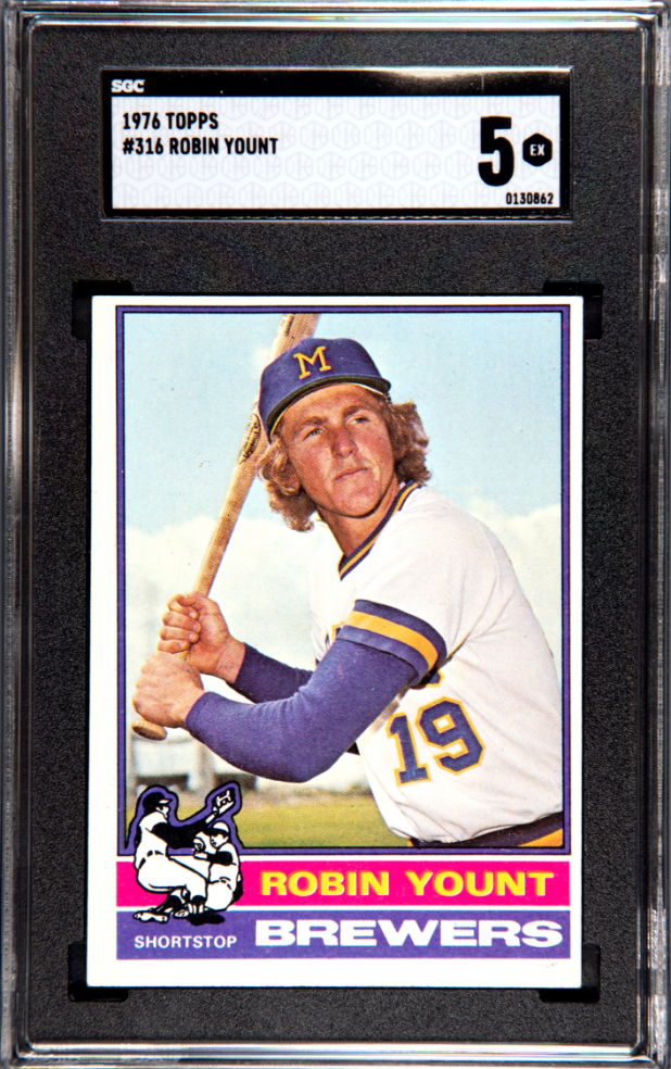 1976 Topps Robin Yount #316  SGC 5