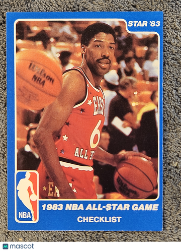 1983 Star NBA All-Star Game Julius Erving #1