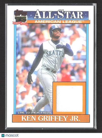 2026 Topps 75 Years of Baseball All-Stars Relic Card Ken Griffey Jr. #91ASR-KG Game-Used Memorabilia