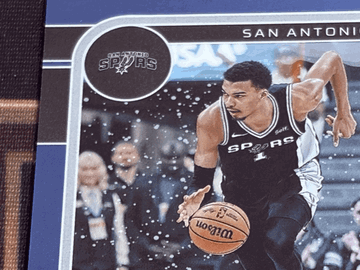 2024-25 Hoops Winter Victor Wembanyama #165 Blue Holo SN