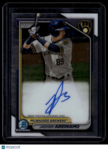2024 Bowman Jadher Areinamo #CPA-JA Chrome Prospect Autographs AU