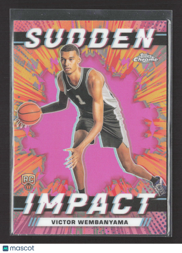2024 Topps Chrome Sudden Impact Victor Wembanyama #SI-1 RC