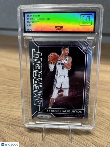 2020-21 Panini Prizm Tyrese Haliburton #29 Emergent RC Other 10 Sacramento Kings