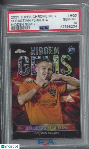 2023 Topps MLS Hidden Gems Sebastian Ferreira #HG3 PSA 10