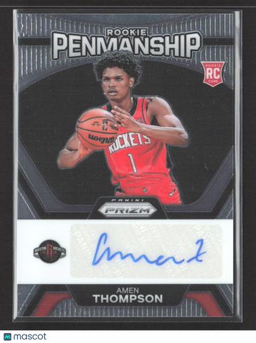 2023 Panini Prizm Rookie Penmanship Amen Thompson #RP-AMN RC
