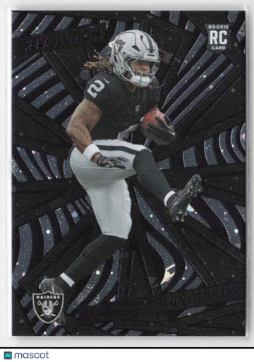 2025 Panini Revolution Football Ashton Jeanty #202 Purple COSMO /49 Parallel/Variety Short Print Rookie RC