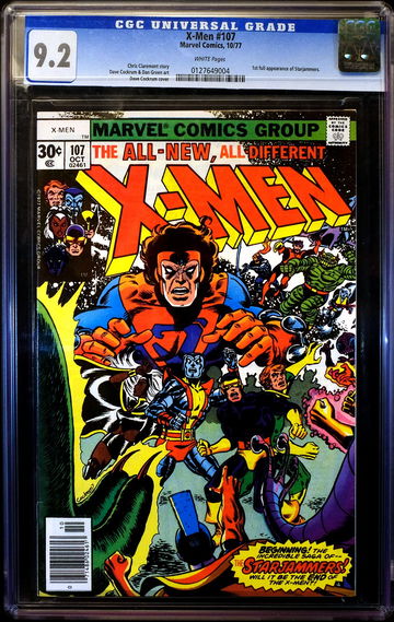 All-New X-MEN #107 (1977) 🔥 1st appearance STARJAMMERS 🔥 CGC 9.2 - White pages
