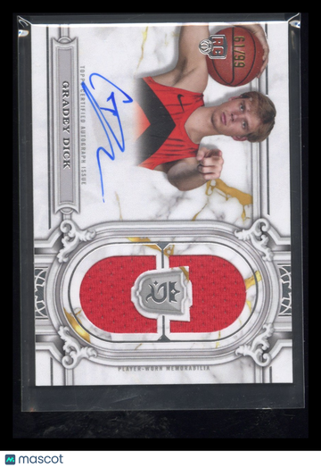 2025 2023-24 Topps Royalty Collection Gradey Dick #RRS-GD /99 RC Rookie Relic Auto