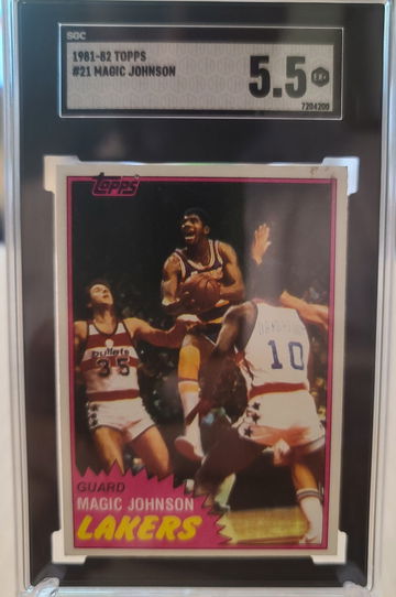 1981-82 Topps Magic Johnson SGC 5.5