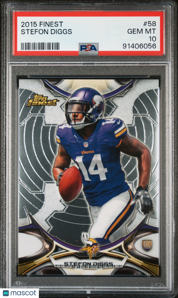 2015 Finest Stefon Diggs #58 PSA 10