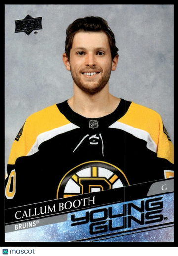 2020-21 Upper Deck Callum Booth #704 RC