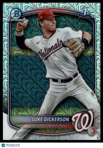 2025 Bowman Chrome Luke Dickerson #BCP-218 Bowman Chrome Prospects Lazer Refractor