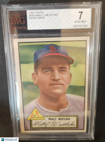 1952 Topps Wally Westlake Black #38A BVG 7