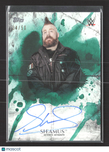 2018 Topps WWE Undisputed Sheamus #UA-SH Green /50