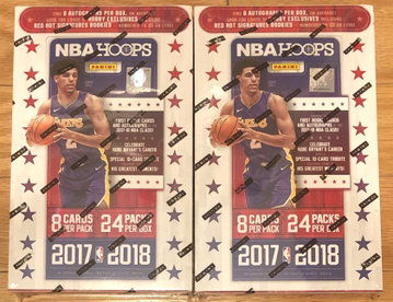 2017-18 hoops basketball box lot 2
