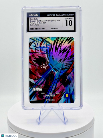2024 Dragon Ball Super Divers Volume 1 Son Goku JPN CGC 10 #EX1-001