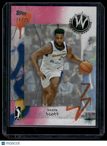 2025 Topps G League Donta Scott #78 Pink /25
