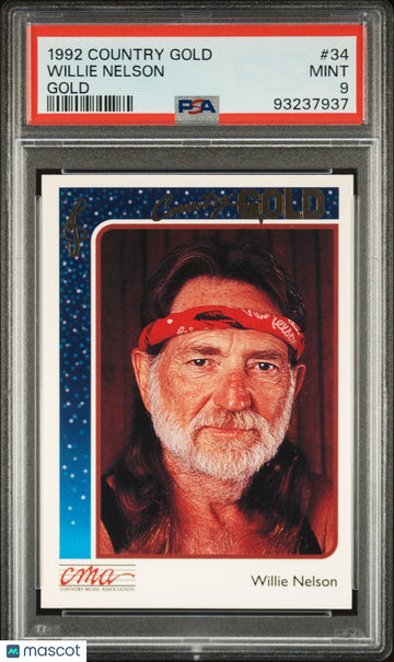 1992 Country Gold Willie Nelson #34 PSA 9
