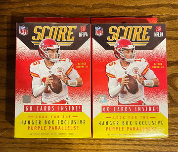 2 X 2021 Panini Score NFL Football 60 Card Hanger Box LOT OF 2 : Quick Shipping