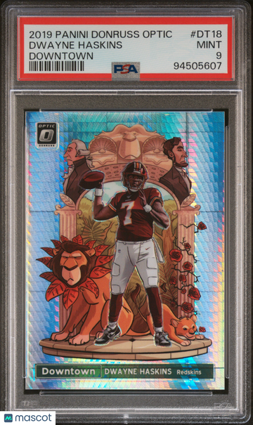 2019 Panini Donruss Optic Downtown Dwayne Haskins PSA 9