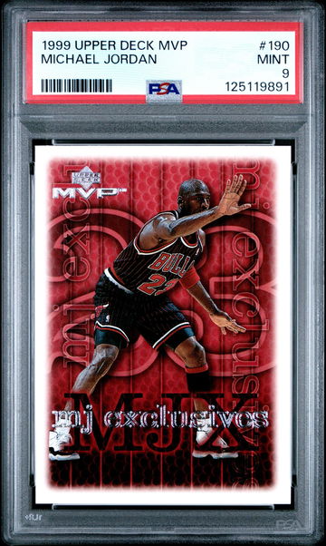 1999 Upper Deck MVP Michael Jordan #190 PSA 9