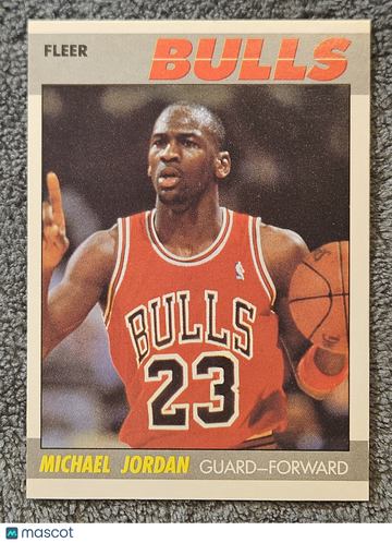 1987 Fleer Michael Jordan #59 (EX) 2nd Year