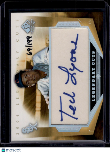 2004 Upper Deck SP Legendary Cuts Ted Lyons #TL /199 Cut Signature