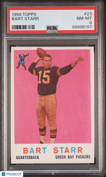 1959 Topps Bart Starr #23 PSA 8