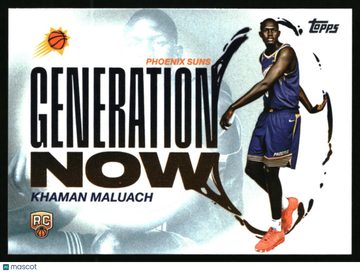 2025-26 Topps Khaman Maluach #GN-10 Generation Now Phoenix Suns