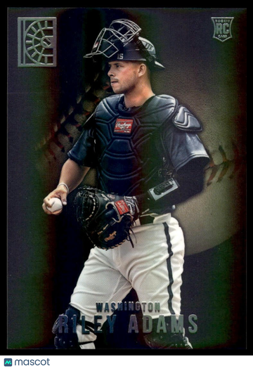 2022 Panini Capstone Riley Adams #16 Blue