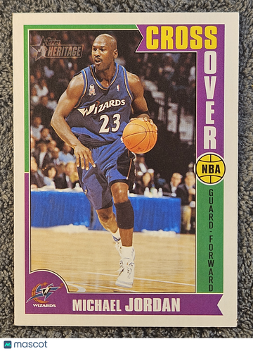 2001 Topps Heritage Crossover Michael Jordan #C12
