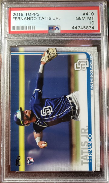 2019 Topps Fernando Tatis Jr RC PSA 10