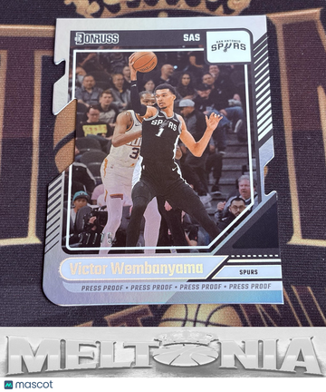 2024-25 Donruss Victor Wembanyama #6 Press Proof Silver Die Cuts SN