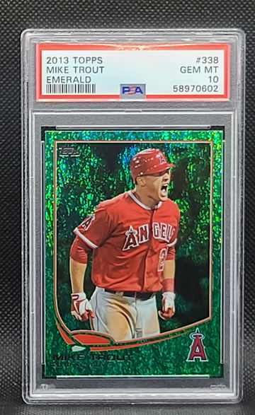 2013 Mike Trout Emerald PSA 10