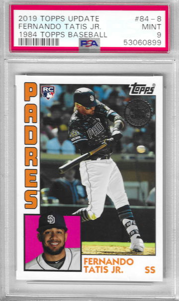 2019 Topps Update Fernando Tatis Jr #84-8 1984 Topps Baseball PSA 9