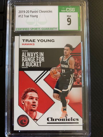 2019 Panini Chronicles Trae Young CSG 9 MINT