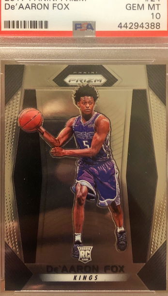 De’Aaron Fox prizm psa 10