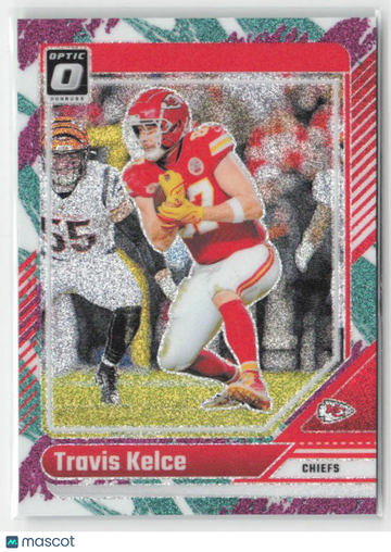 2024 Donruss Optic Travis Kelce #98 Jazz CASE HIT SSP