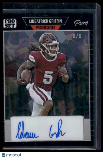 2023 Leaf Pro Set Pure Lideatrick Griffin #PSA-LG1 /8 Autograph