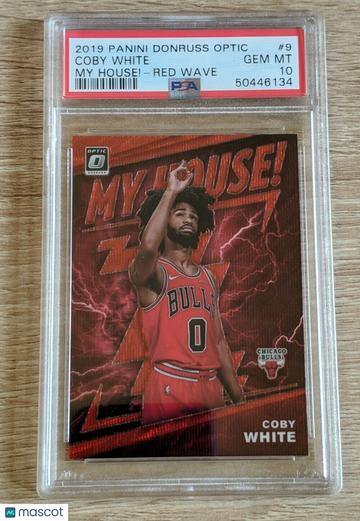 2019 Panini Donruss Optic Coby White #9 My House! Red Wave PSA 10 Donruss