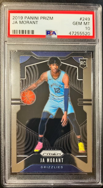 2019 Prizm Ja Morant Base Rookie PSA 10