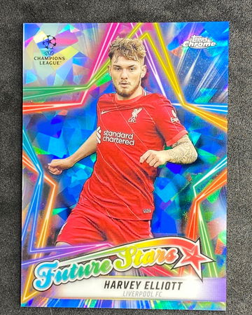 2021-22 Topps Chrome Sapphire UEFA Future Stars Harvey Elliott